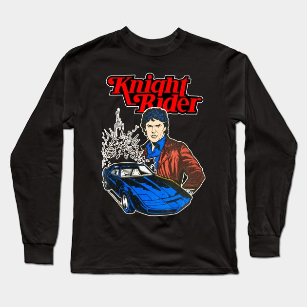 Knight Rider Long Sleeve T-Shirt by RetroZest